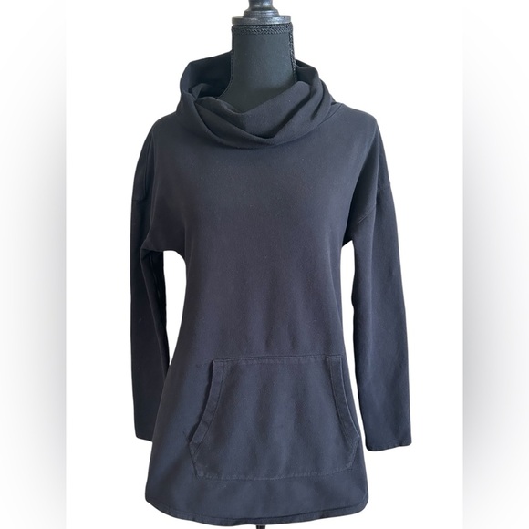 Calvin Klein Performance Black Cowl Neck Tunic Sweatshirt Women’s Size Small - Picture 1 of 6